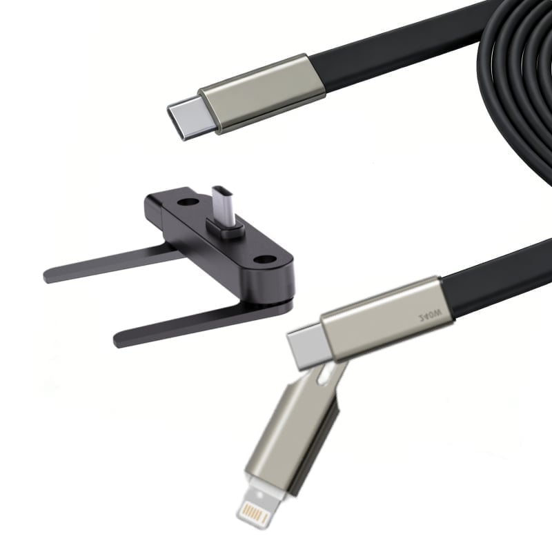Extreem Krachtige 240W USB-C Kabel - 360° Roterende Kop
