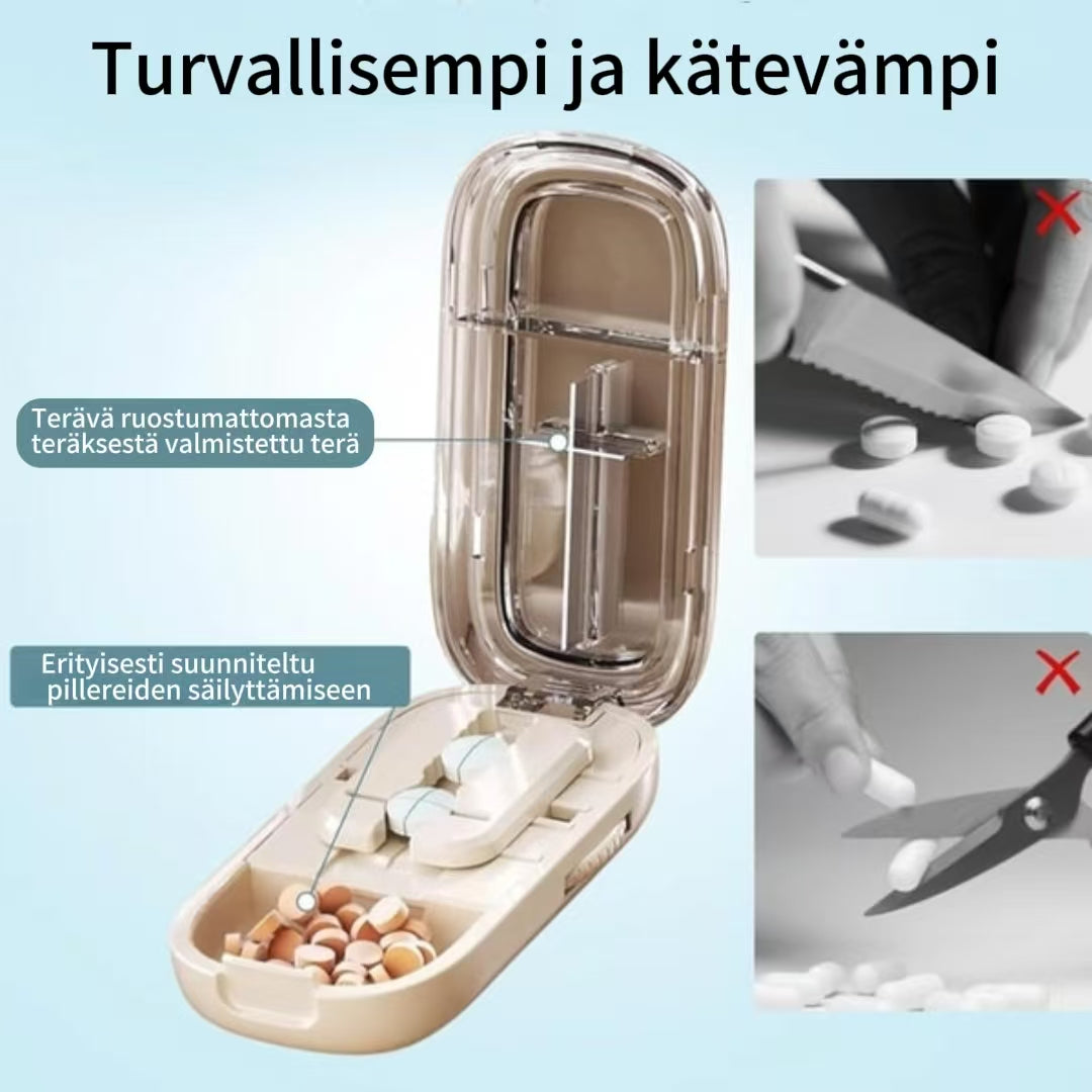 Kannettava pillerileikkuri – turvallinen ja tarkka