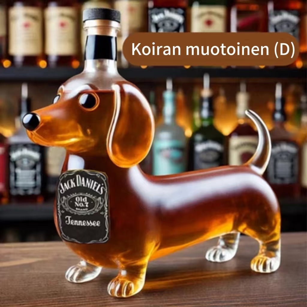 Eläimen muotoinen viskipullo