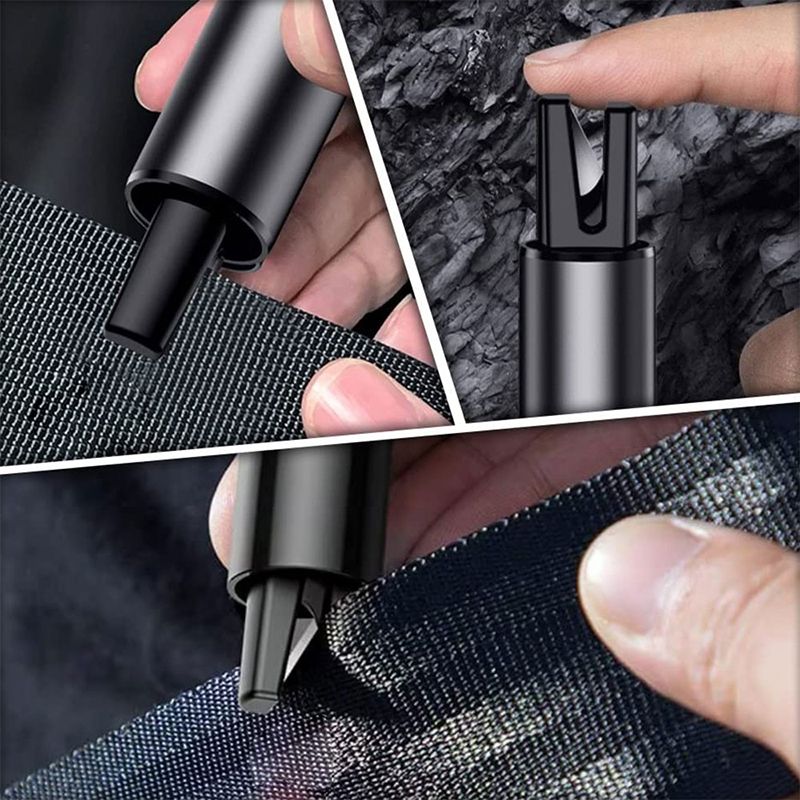 2-in-1 Auto Noodhamer met Gordelsnijder - Veiligheidshamer - Compact & Betrouwbaar