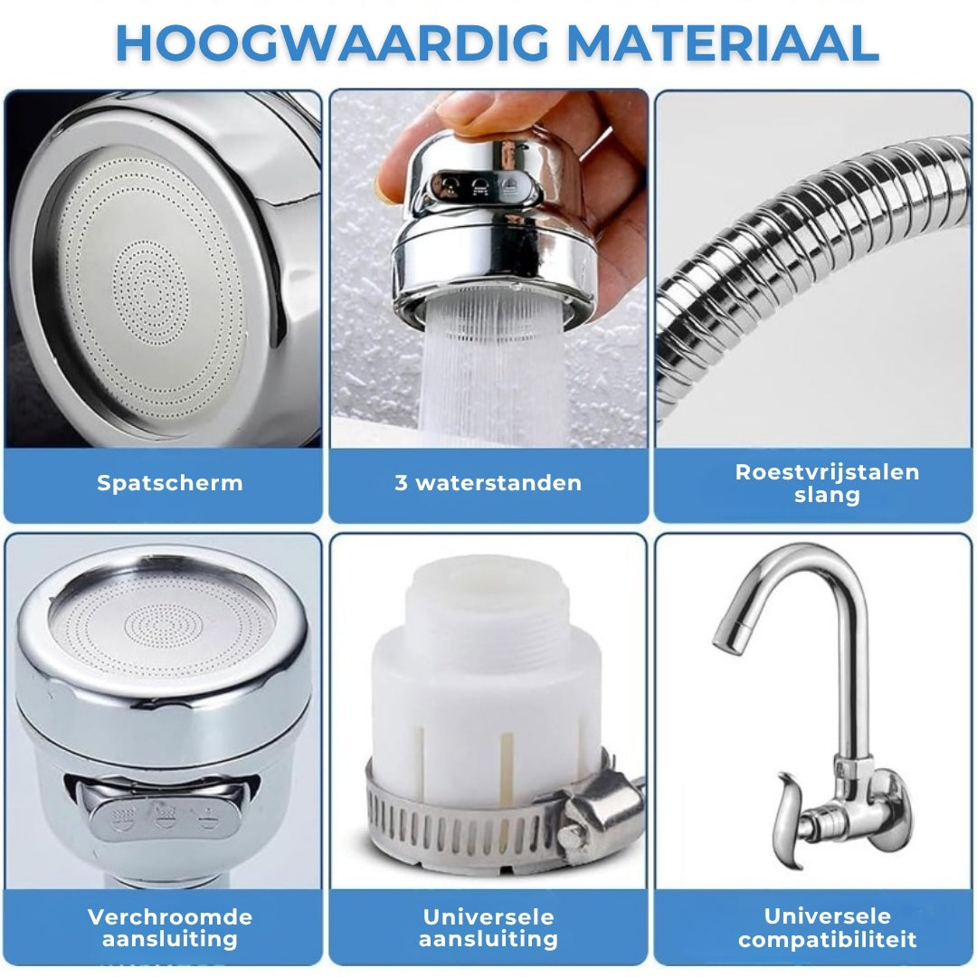 Keukenkraan Sproeikop - Waterbesparend Verlengstuk