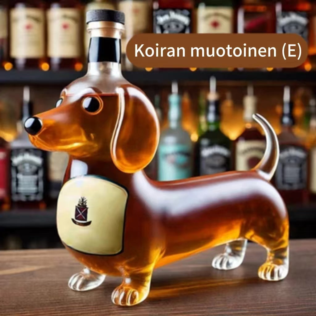 Eläimen muotoinen viskipullo