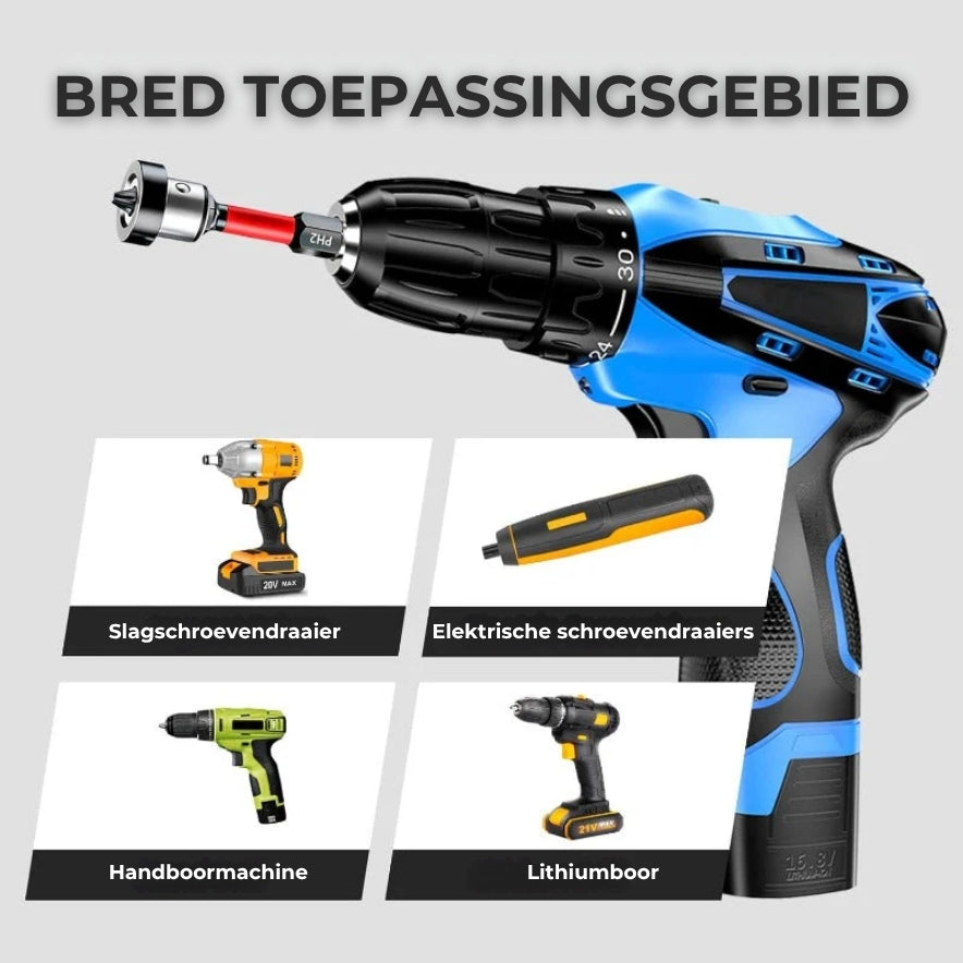 Magnetische S2 Staal Schroefbits met Dieptestop