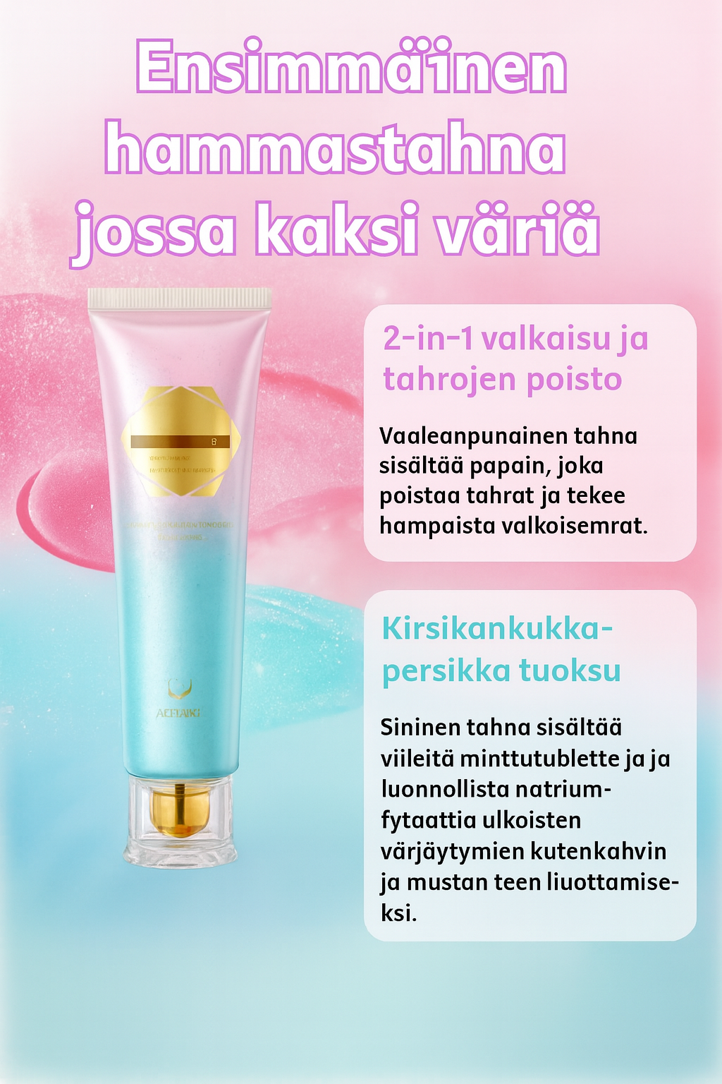 Valkaiseva hammastahna