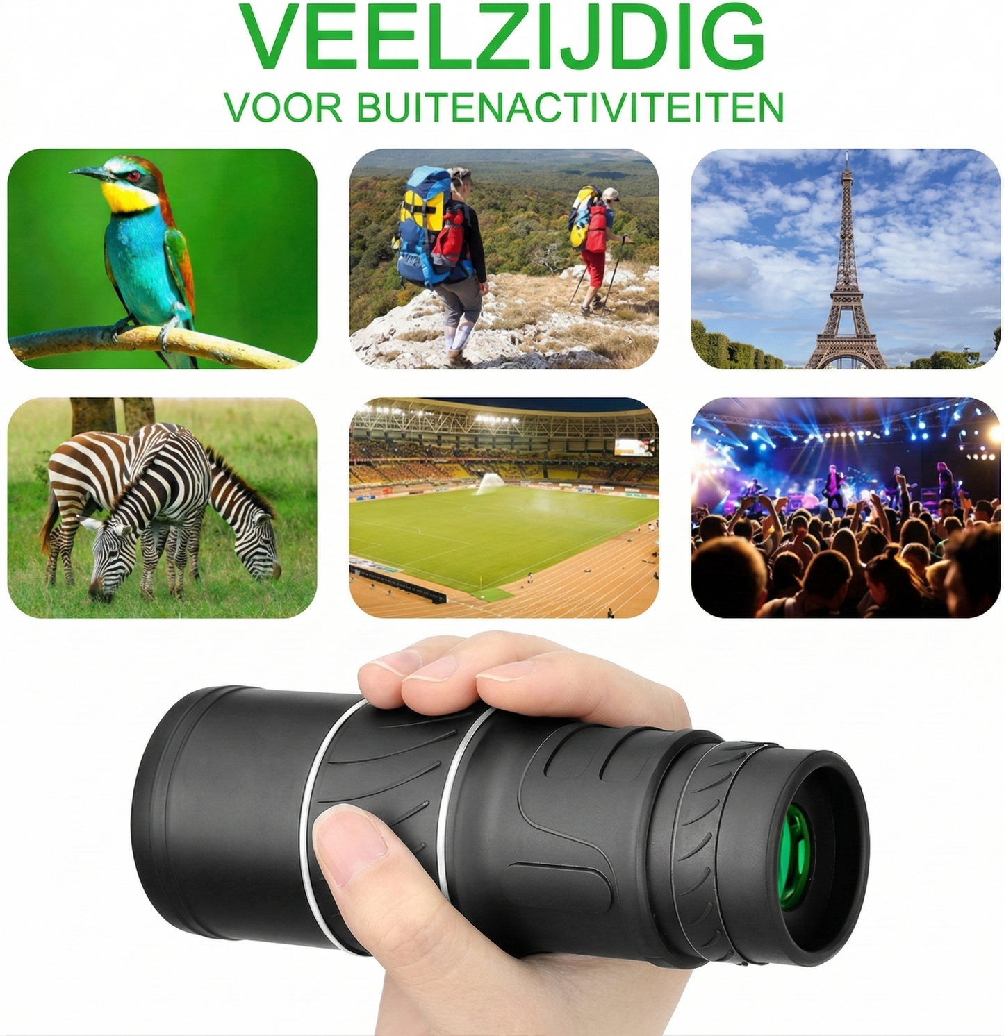 Professionele Monoculair Telescoop 16x52 - HD Optische Zoom