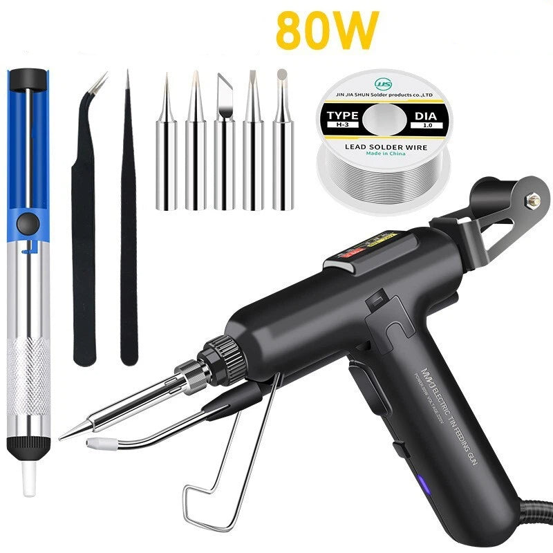 ⚒️ Efficiënte 80W soldeerboutset – 12-delige set