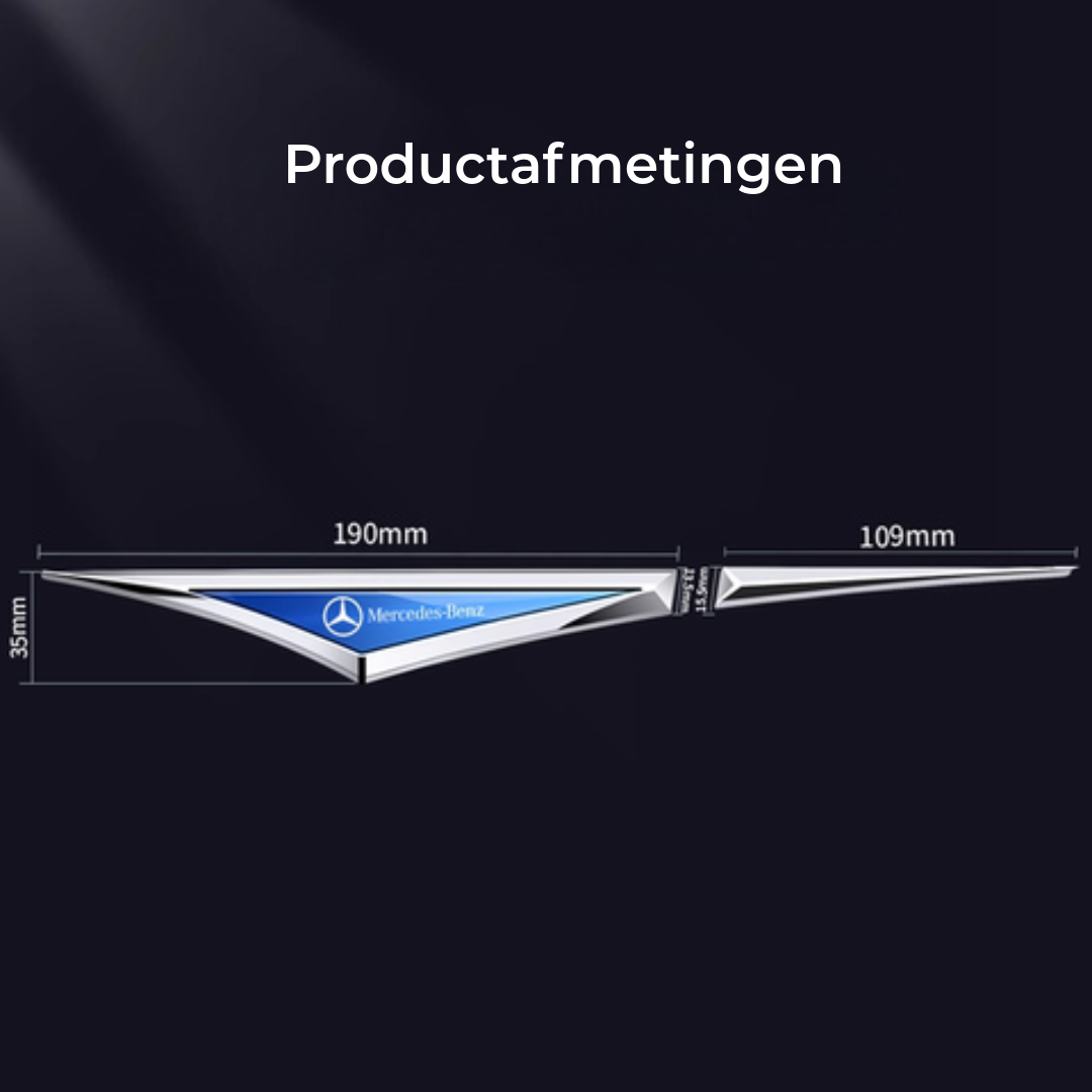 Universeel Auto Embleem – Weerbestendig Auto Logo – Zelfklevend Badge voor Carrosserie