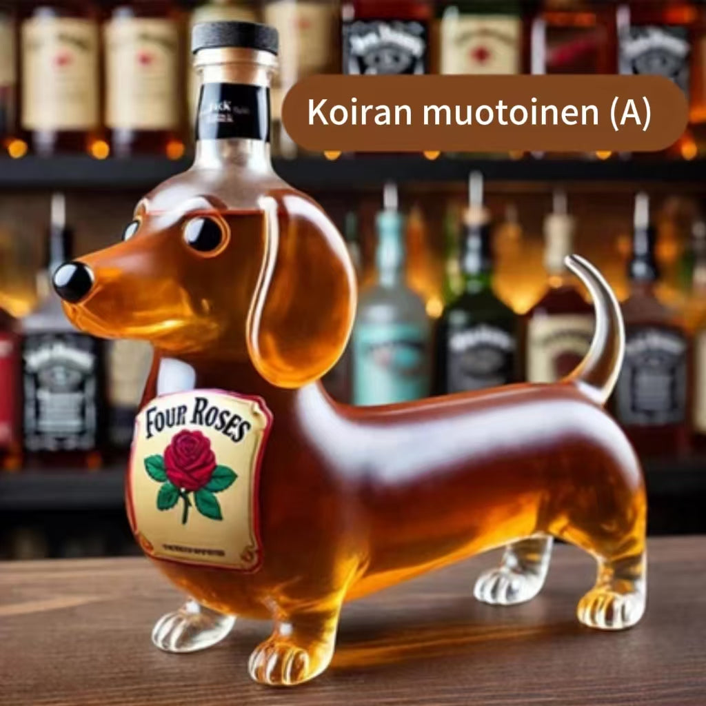 Eläimen muotoinen viskipullo