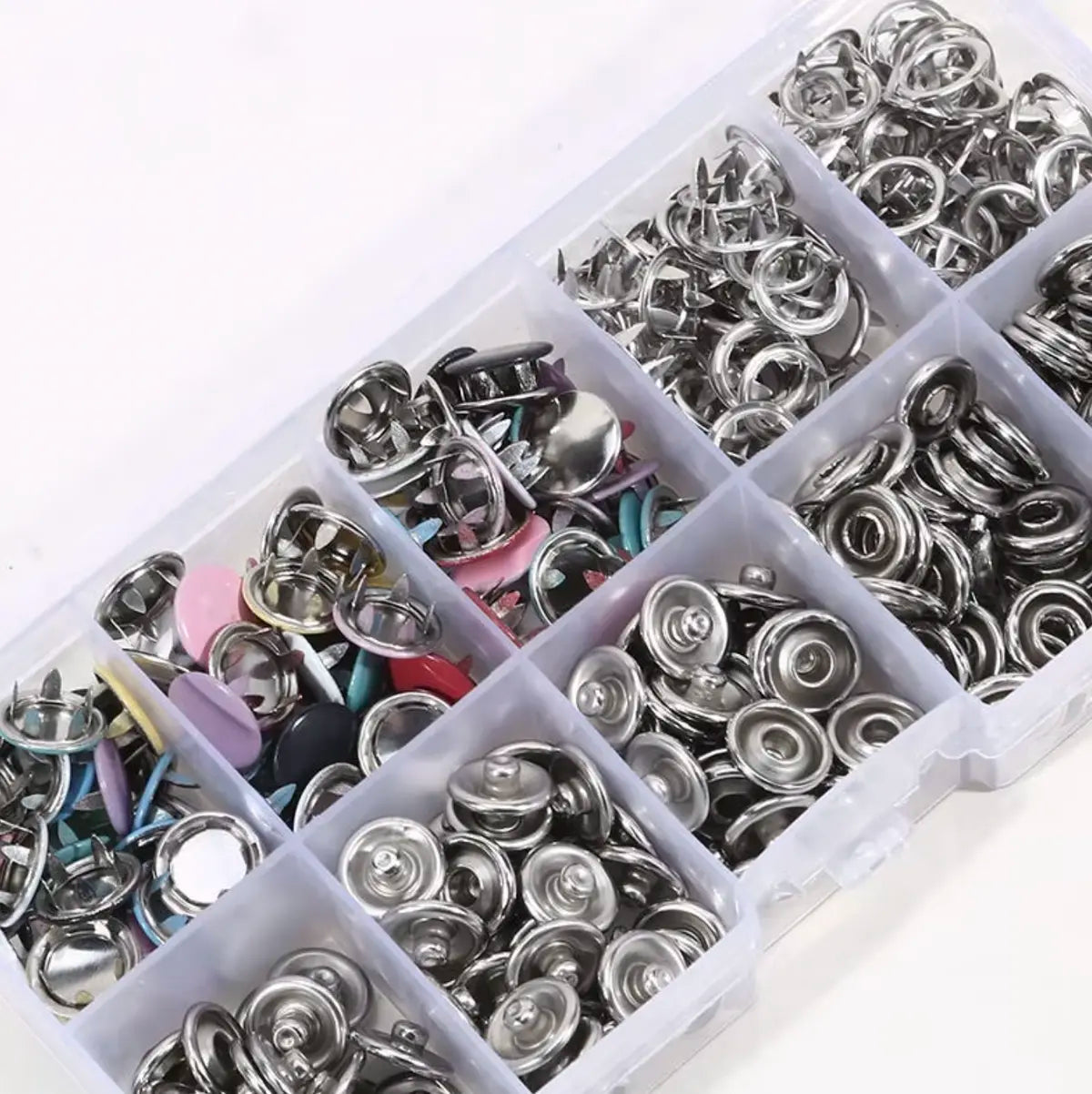 Complete Metalen Drukknoop Tang Set - Voor Kleding & DIY