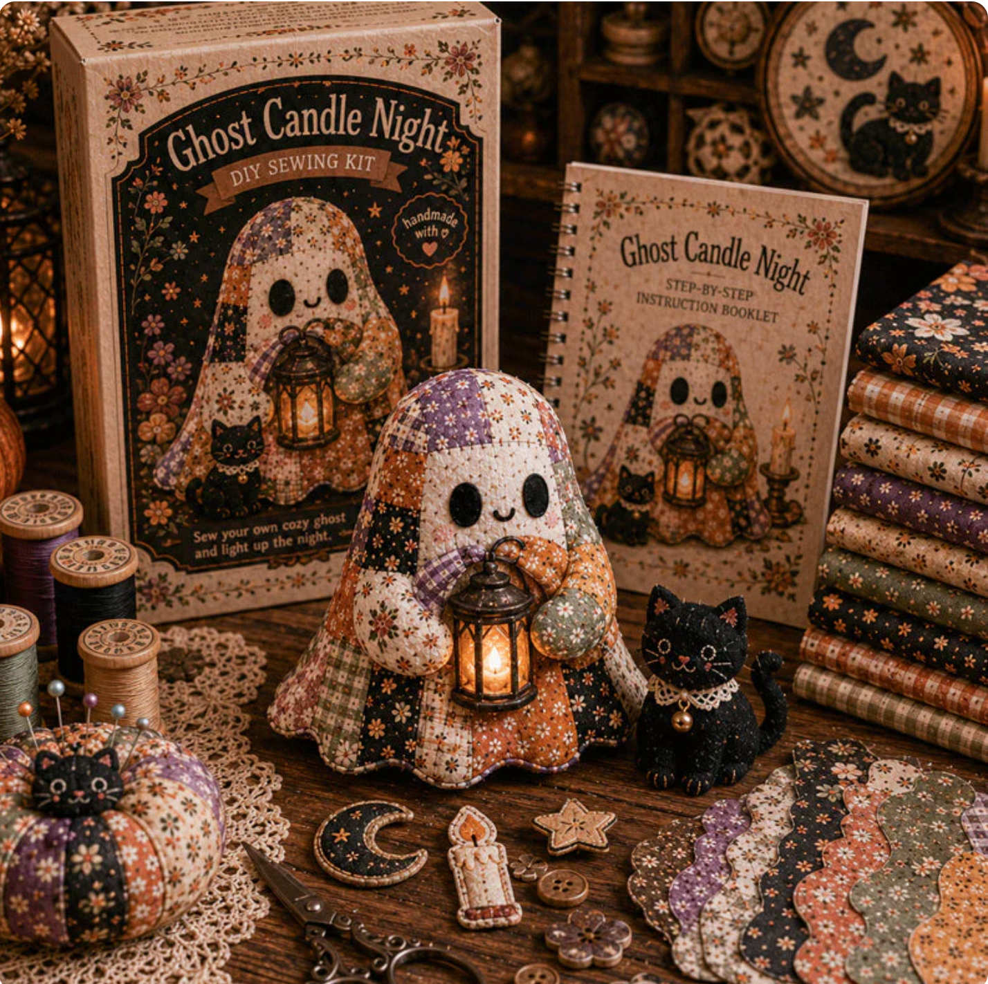 GhostCraft – DIY Lapjesdeken Spook