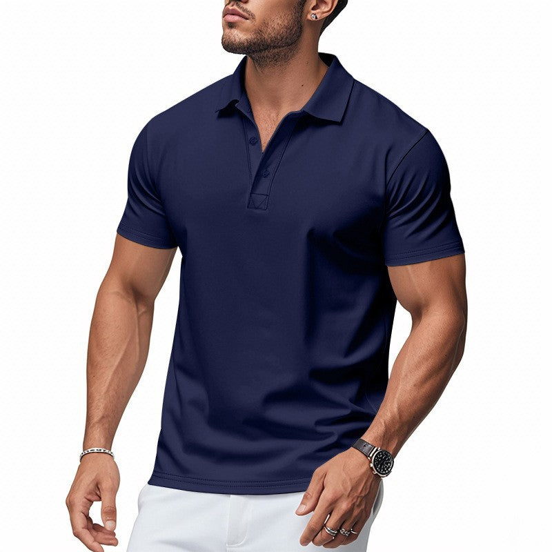 Poloshirt met korte mouwen voor heren – Sportieve slim-fit