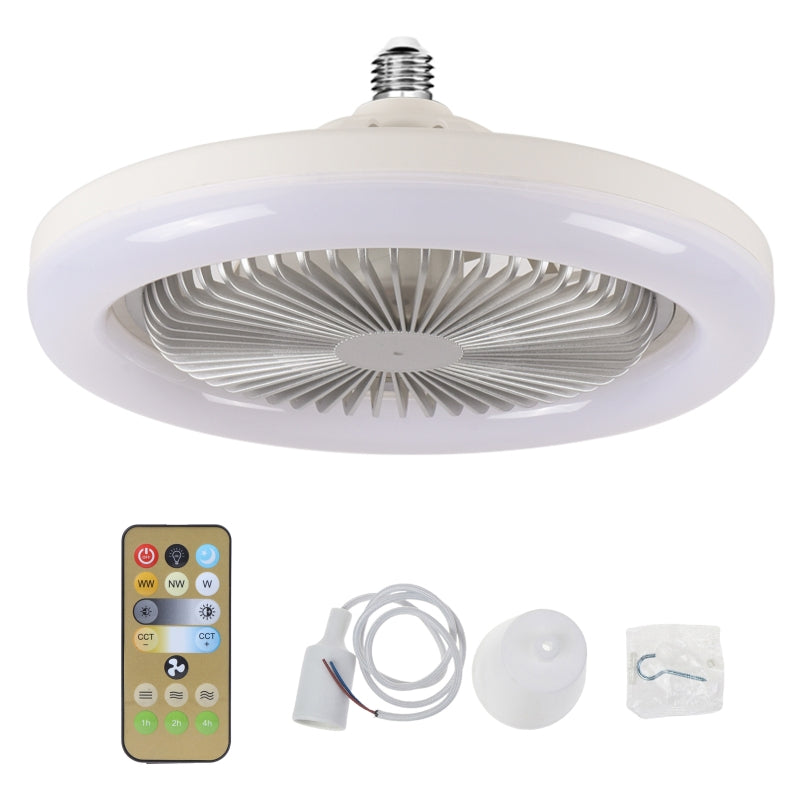 LED Plafondventilator met Afstandsbediening – Stil, 3 Lichtstanden, Energiezuinig🌀