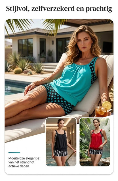 Dames Tweedelige Polkadot Bikini