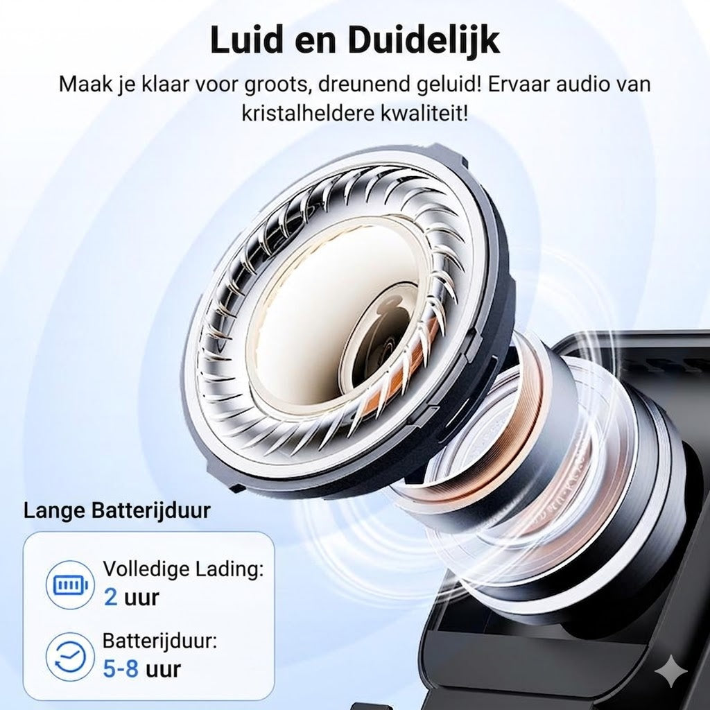 Draadloze Inductie Speaker & Telefoonhouder