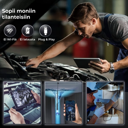 Ammattilaiskäyttöön tarkoitettu Plug & Play -endoskooppikamera