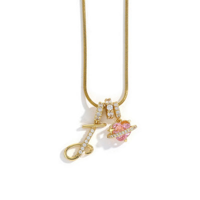 Elegante ketting met hartvormige hanger