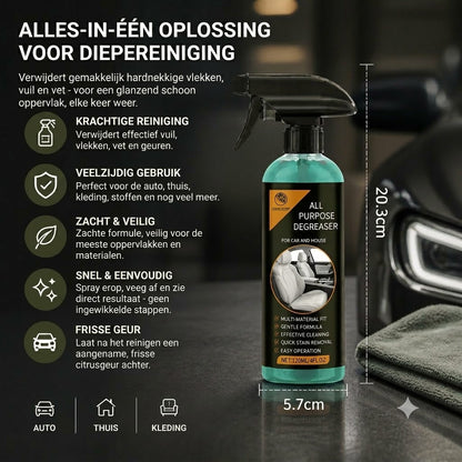 Multifunctionele autoreinigingsspray – Krachtige vlekkenverwijderaar, de ultieme oplossing voor het verwijderen van hardnekkige vlekken.