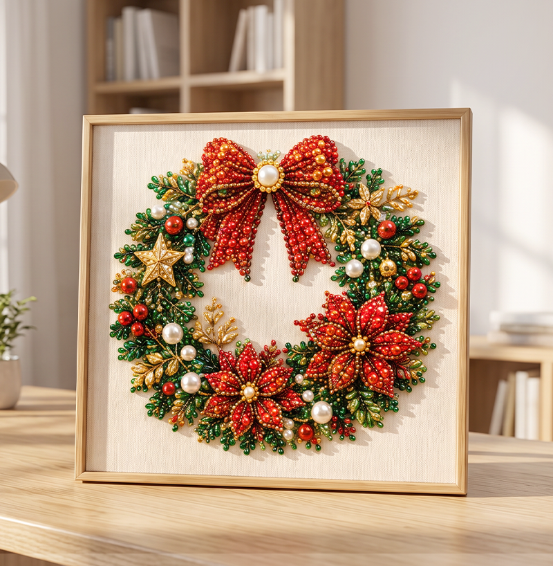 🔥 Tijdelijke aanbieding: 50% korting! 🎨💎 Kerstthema DIY diamond painting set – perfect voor beginners 🎄