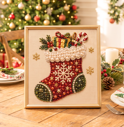 🔥 Tijdelijke aanbieding: 50% korting! 🎨💎 Kerstthema DIY diamond painting set – perfect voor beginners 🎄