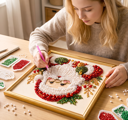 🔥 Tijdelijke aanbieding: 50% korting! 🎨💎 Kerstthema DIY diamond painting set – perfect voor beginners 🎄
