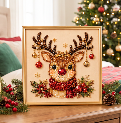 🔥 Tijdelijke aanbieding: 50% korting! 🎨💎 Kerstthema DIY diamond painting set – perfect voor beginners 🎄