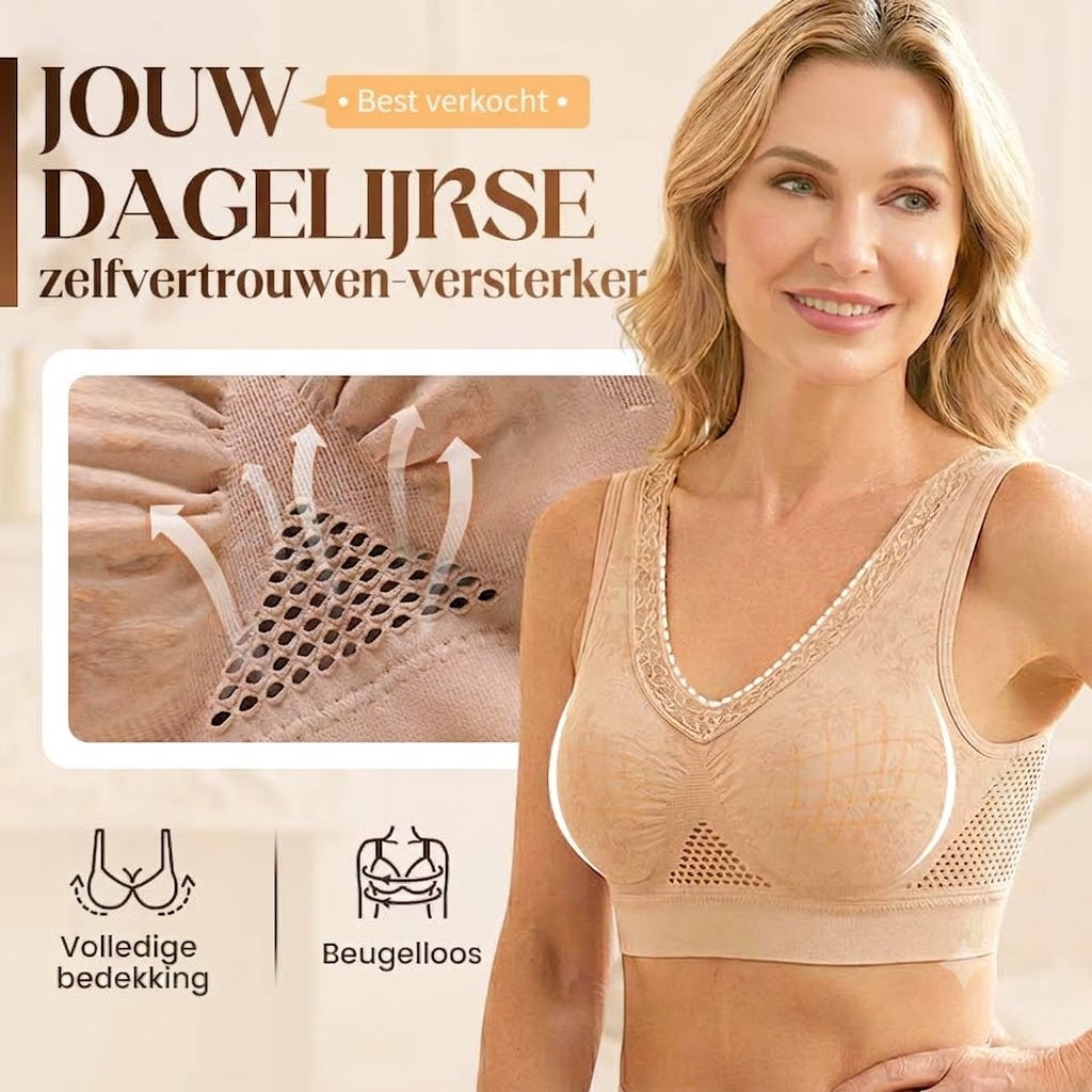Comfortabele Sluitingsloze Shaping BH – Gemaakt van Puur Katoen