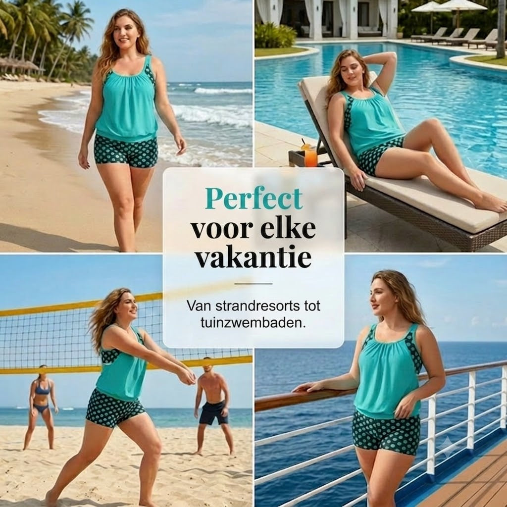 Dames Tweedelige Polkadot Bikini