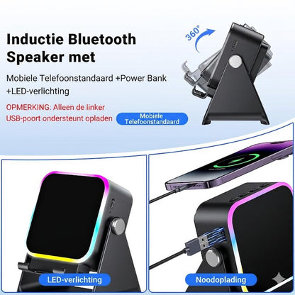 Draadloze Inductie Speaker & Telefoonhouder
