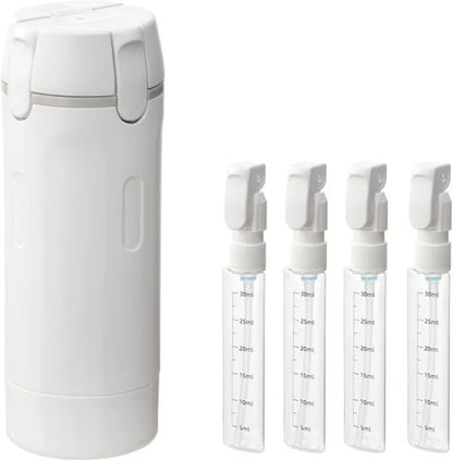 4-in-1 Reisflesjes Set voor Handbagage - Lekvrije Siliconen Reisflessen