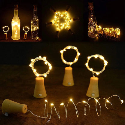 LED Kurk-lichtsnoer voor Fles DIY – Sfeervolle Draadverlichting voor Decoratie
