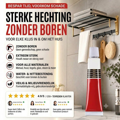 🔥📢 Tijdelijke aanbieding: 1+1 gratis! ✨ Naadloze kleefpads – sterke hechting zonder boren, voor al uw montagebehoeften! ✨