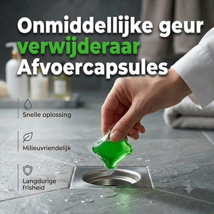 Afvoerontstopper en geurverdrijver tabletten