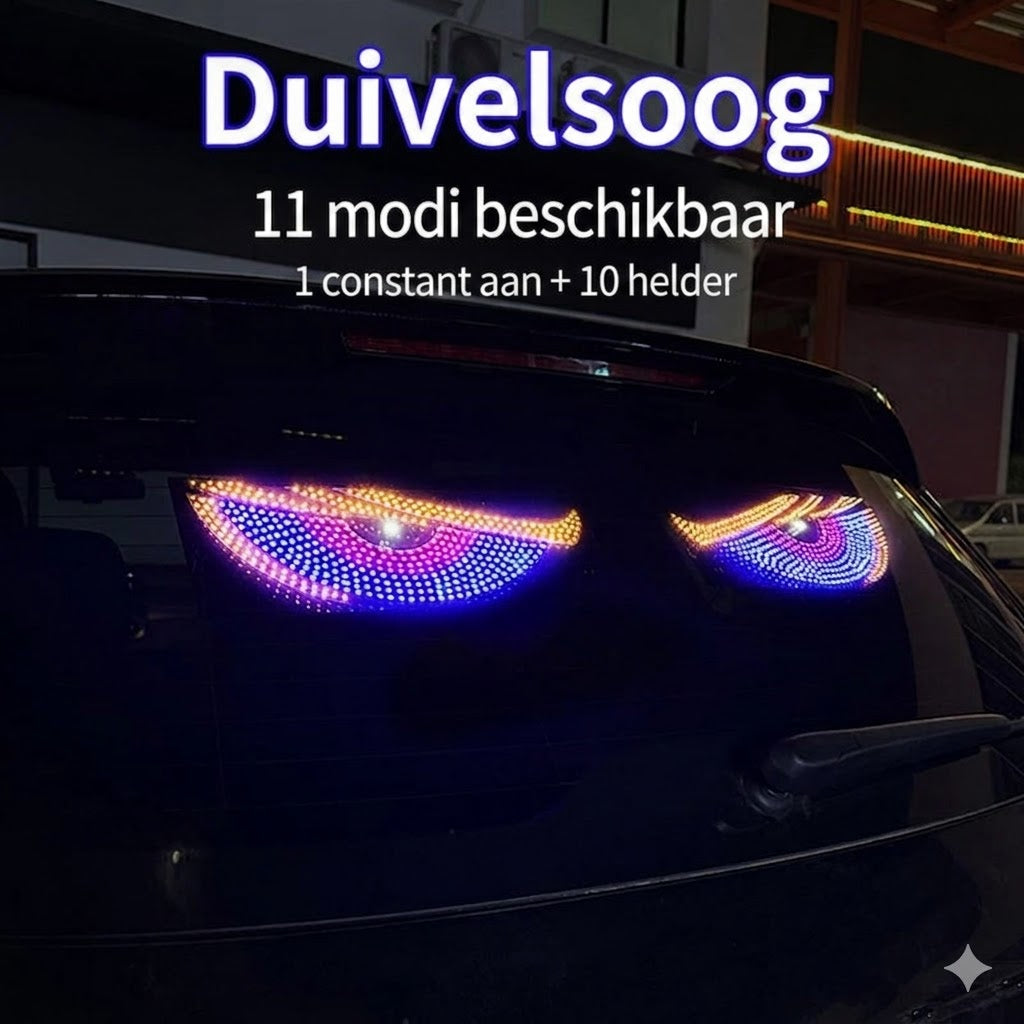 LED Devil Eyes voor de Auto Voorruit