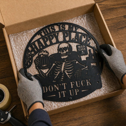 💀🍺 "Dit is mijn geluksplek": Leuke decoratie voor een ruimte exclusief voor mannen