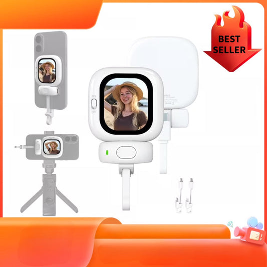 Pienikokoinen näyttö selfiekuvaukseen