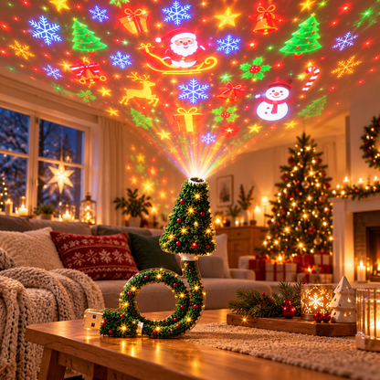 HD USB Kerstprojector – Creëer een magische kerstsfeer in een oogwenk