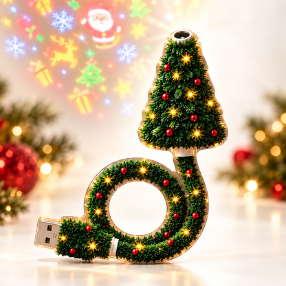 HD USB Kerstprojector – Creëer een magische kerstsfeer in een oogwenk