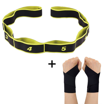 Lange Weerstandsband - Yoga Elastiek voor Pilates & Stretching (Fitnesselastiek)