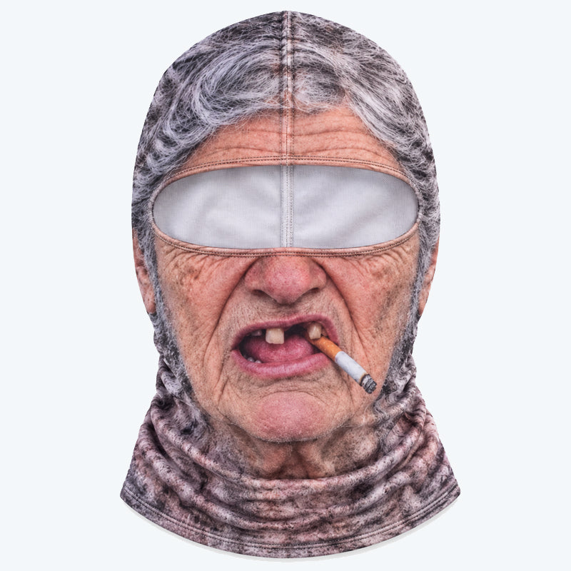 Grappig en ultrarealistisch skimasker
