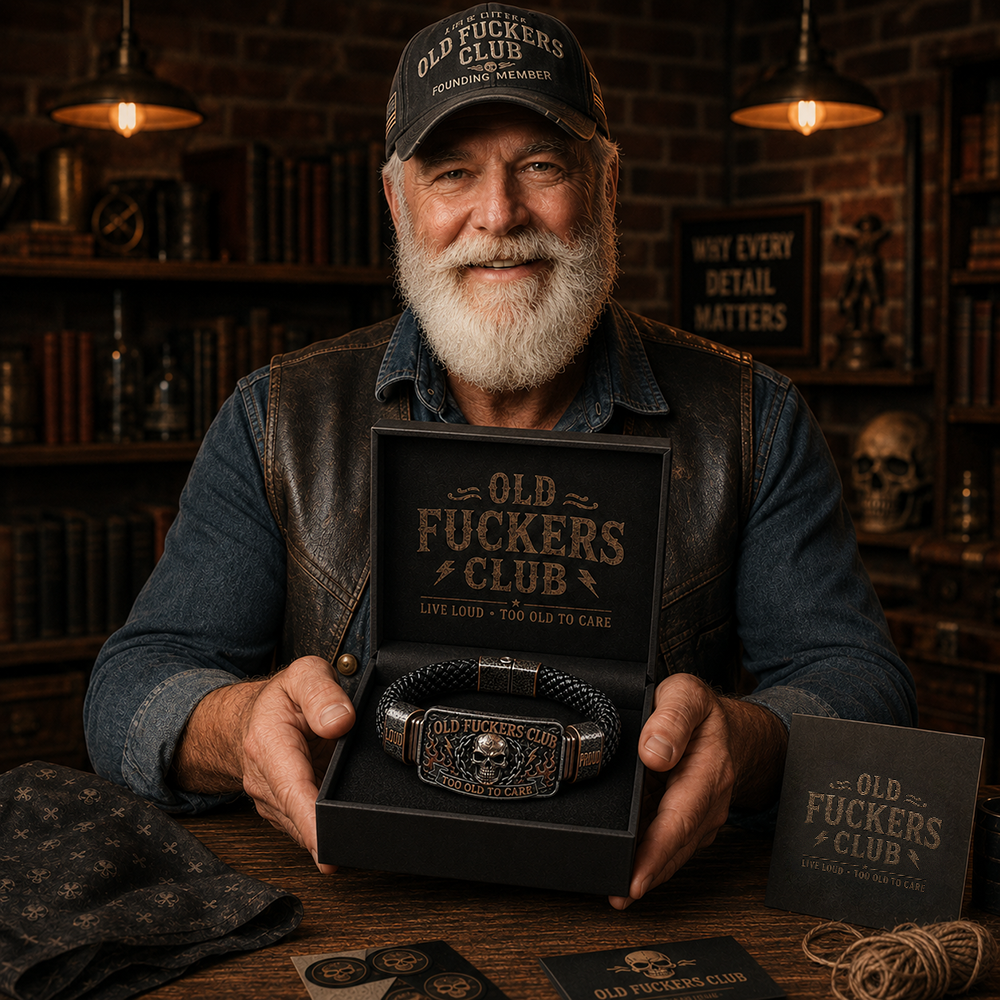 ☠️ Old Guys Club & Wild & Free 🪓 | 2026 Limited Edition Vintage Armband