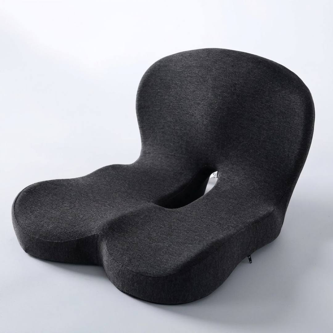 SitFlex™ Ergonomische Stoelverhoger & Rugsteun – Ideaal voor Langdurig Rijden en Lange Werkdagen