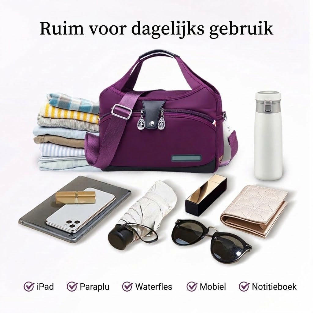 Stijlvolle crossbodytas met grote capaciteit
