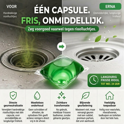 Afvoerontstopper en geurverdrijver tabletten
