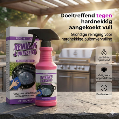 Krachtige BBQ Reiniger Spray – Snelle Vetoplosser voor Grill en Barbecue