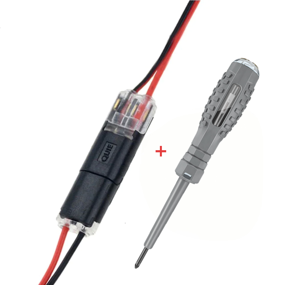 [20 Stuks] Snelle Draadconnectors met Vergrendeling - 2-Polige Stekker Verbinding