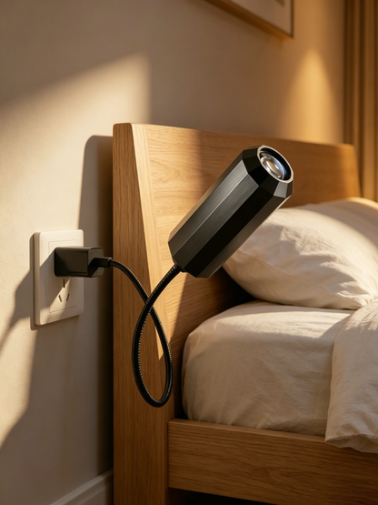 🔌 Plug-and-play HD nachtlampje met sterrenhemel- en oceaanprojectie 🥳⭐
