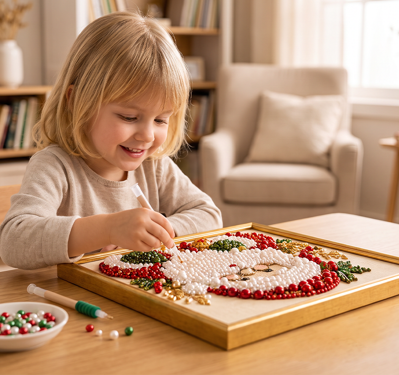 🔥 Tijdelijke aanbieding: 50% korting! 🎨💎 Kerstthema DIY diamond painting set – perfect voor beginners 🎄