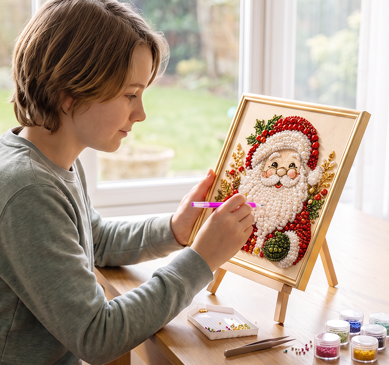 🔥 Tijdelijke aanbieding: 50% korting! 🎨💎 Kerstthema DIY diamond painting set – perfect voor beginners 🎄