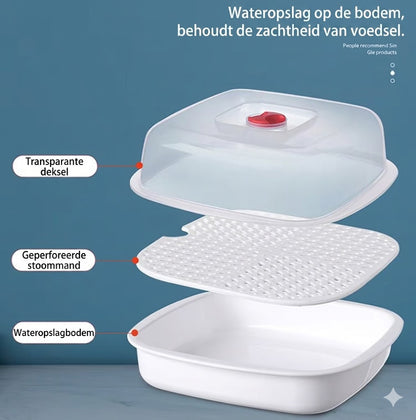 Magnetron Stomer Multifunctioneel - Met Warmhoudfunctie - Gezond Koken & Stomen