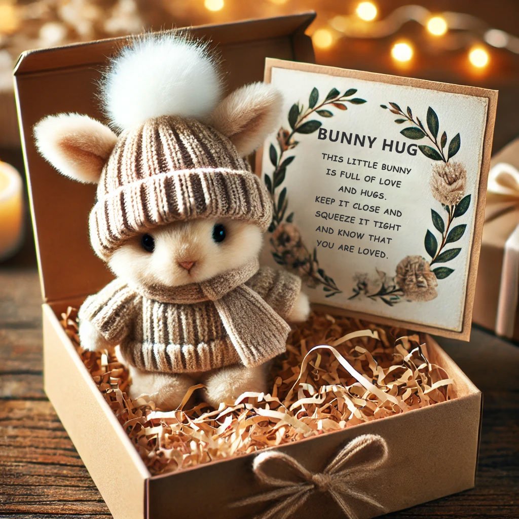 Handgemaakte Mini Konijnen Knuffeltjes - Leuk Paascadeau & Decoratie